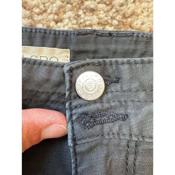 Anthropologie PILCRO Woman's Carpente/Cargo Jeans/Pants size 28, Black/Dark Gray - Picture 8 of 11